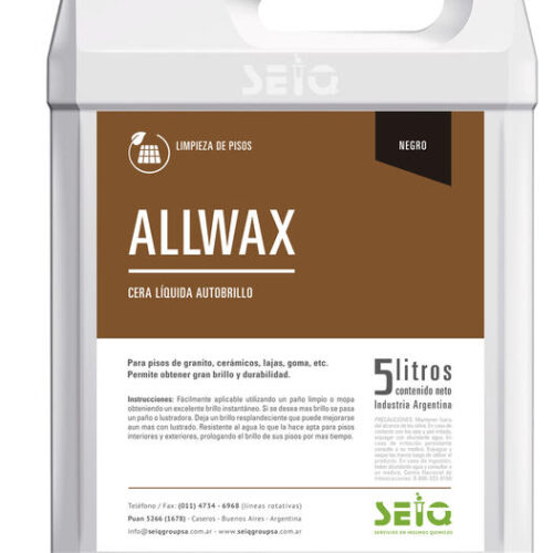 ALLWAX  X 5L NEGRO