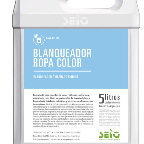 BLANQUEADOR P- ROPA COLOR X 5L