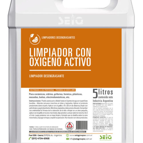 LIMPIADOR C- OXIGENO ACTI X 5L