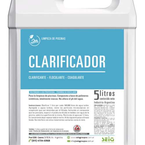 CLARIFICADOR X 5L SEIQ
