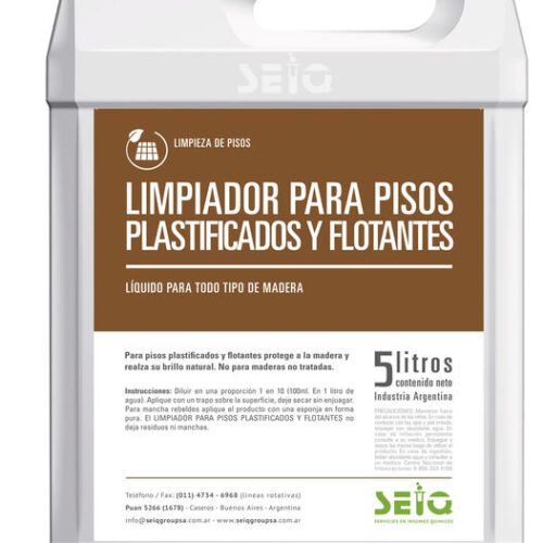 LIMPIADOR DE PISOS PLASTI X 5L