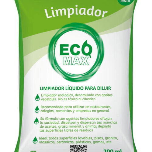 SOBRE LIMPIADOR ECOLÓGICO ECOMAX