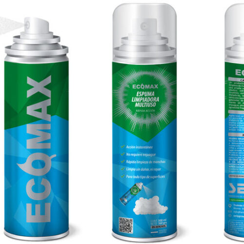 ECOMAX AERO ESPUMA LIMPIADORA MULTIUSOS x 360g