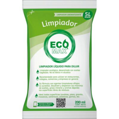 SOBRE LIMPIADOR ECOLÓGICO ECOMAX