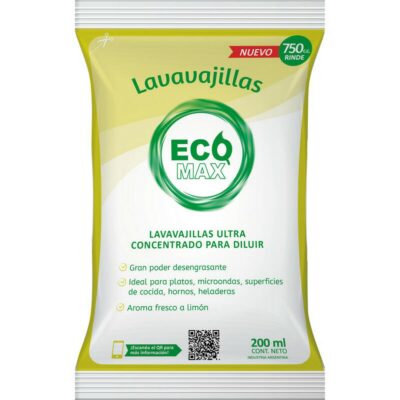 ECOMAX LAVAVAJILLAS (CITRICO)
