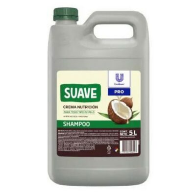 SHAMPOO SUAVE CREMA NUTRICION COCO X 5 LTS