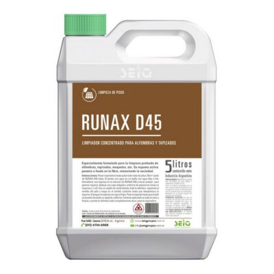 RUNAX  D 45  X 5L limpia alfombras