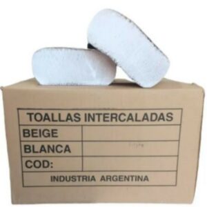 TOALLA INTERCALADA BLANCO 2500