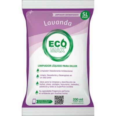 SOBRE DESODORANTE  ECOMAX LAVANDA