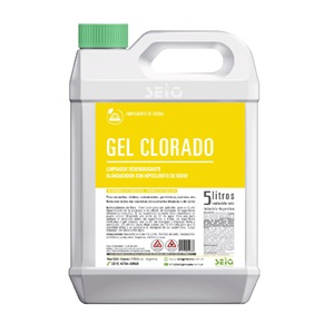 GEL CLORADO  X 5L - Limpiador desengrasante y desinfectante