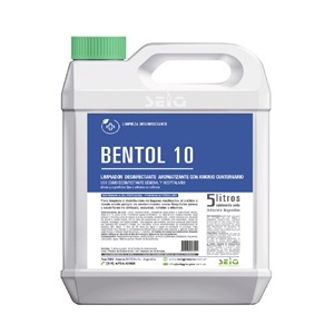 BENTOL 10 X 5L - Desinfectante perfumado a base de amonio cuater