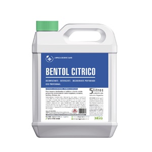 BENTOL CITRICO X 5L - Desinfectante desodorante perfumado