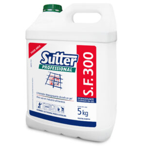 SF 300 X 5L-Limpiador desengrasante-desinfectante clorado en gel
