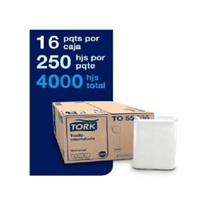 TORK UNIVERSAL TOALLA INTER BLANCA H/S 16X250 HJ