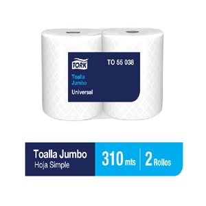 TORK ADVANCED TOALLA JUMBO H/S 2 UNID X 310 M