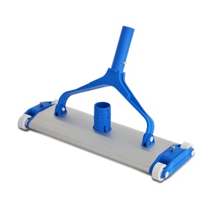 LIMPIAFONDO ALUMINO 35CM RUEDAS Y CEPILLOS VULCANO