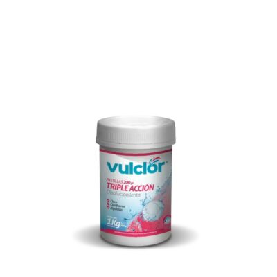 PASTILLAS CLORO T.A 200grs x 1KG VULCANO