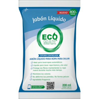 ECOMAX JABON LIQUIDO PARA ROPA
