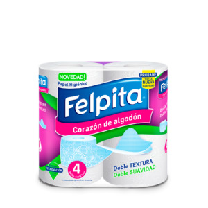 Higienico FELPITA 10x4 Bco 20Mts DH