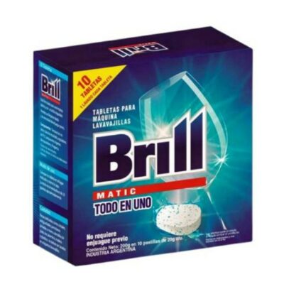 20260321135219_BRILLMATIC200 BRILL MATIC P/MAQUINAS LAVAVAJILLAS X 10TAB. x 200GRS