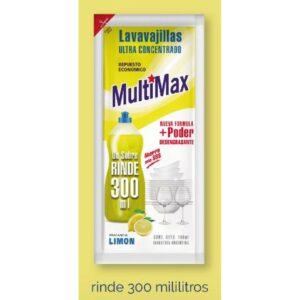 SOBRE MULTIMAX Lavavajilla