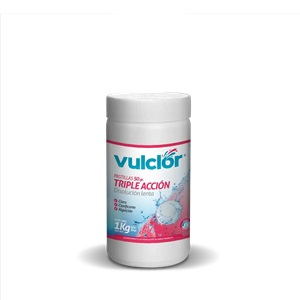 PASTILLAS CLORO T.A 200grs x 1KG VULCANO