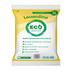 SOBRE LAVANDINA ECOMAX - Rinde 5 litros