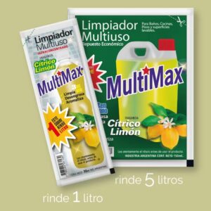 SOBRE MULTIMAX Limpiador - Rinde 5 litros