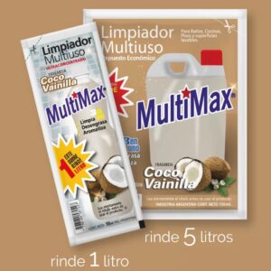 SOBRE MULTIMAX Limpiador - Rinde 5 litros