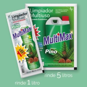 SOBRE MULTIMAX Limpiador - Rinde 5 litros