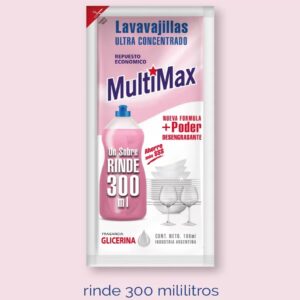 SOBRE MULTIMAX Lavavajilla GLICERINA