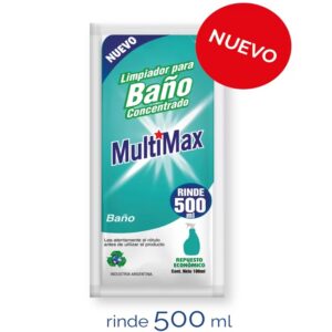 SOBRE multimax LIMPIADOR BAÑO CONC. x 500l