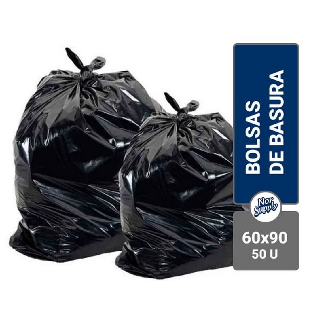 BOLSA NEGRO 60X90 X 50U
