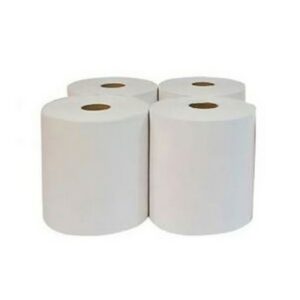 TOALLA ROLLO 300M D-H BCO 4U