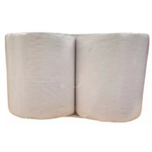 TOALLA ROLLO 300M S-H BCO 2U