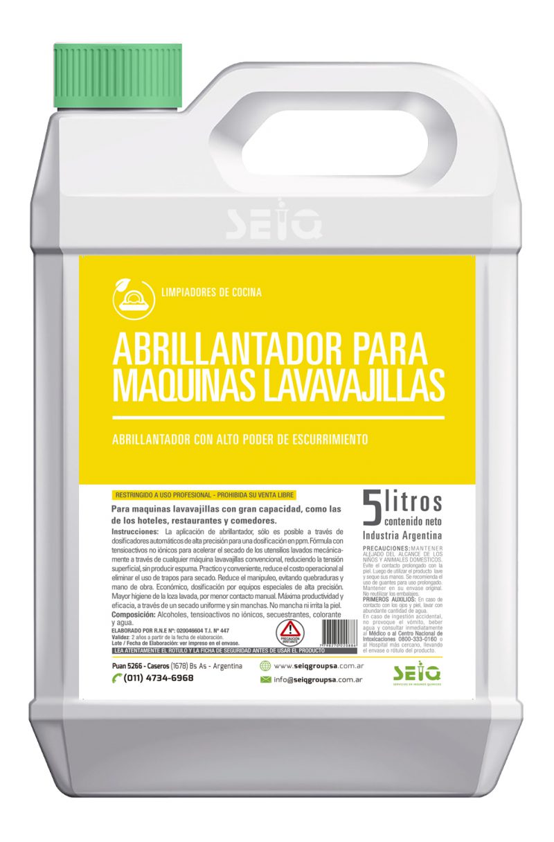 ABRILLANTADOR P- MAQ. LAV X 5L