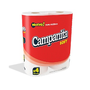 HIGIENICO CAMPANITA SOFT 12 X 4 30mts