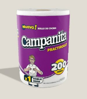 ROLLO COCINA CAMPANITA PRACTIROLLO 200 Paños 12U