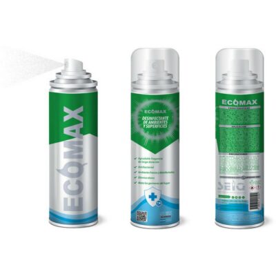 ECOMAX AERO DESINFECTANTE DE AMBIENTES Y SUPERFICIES x 366g