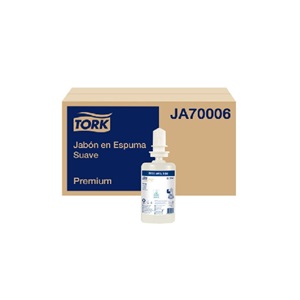 TORK JABON ESPUMA PREMIUM SUAVE X 6 UNID