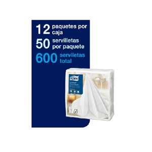 TORK Servilleta Premium Linstyle BLANCA 12x50hJ